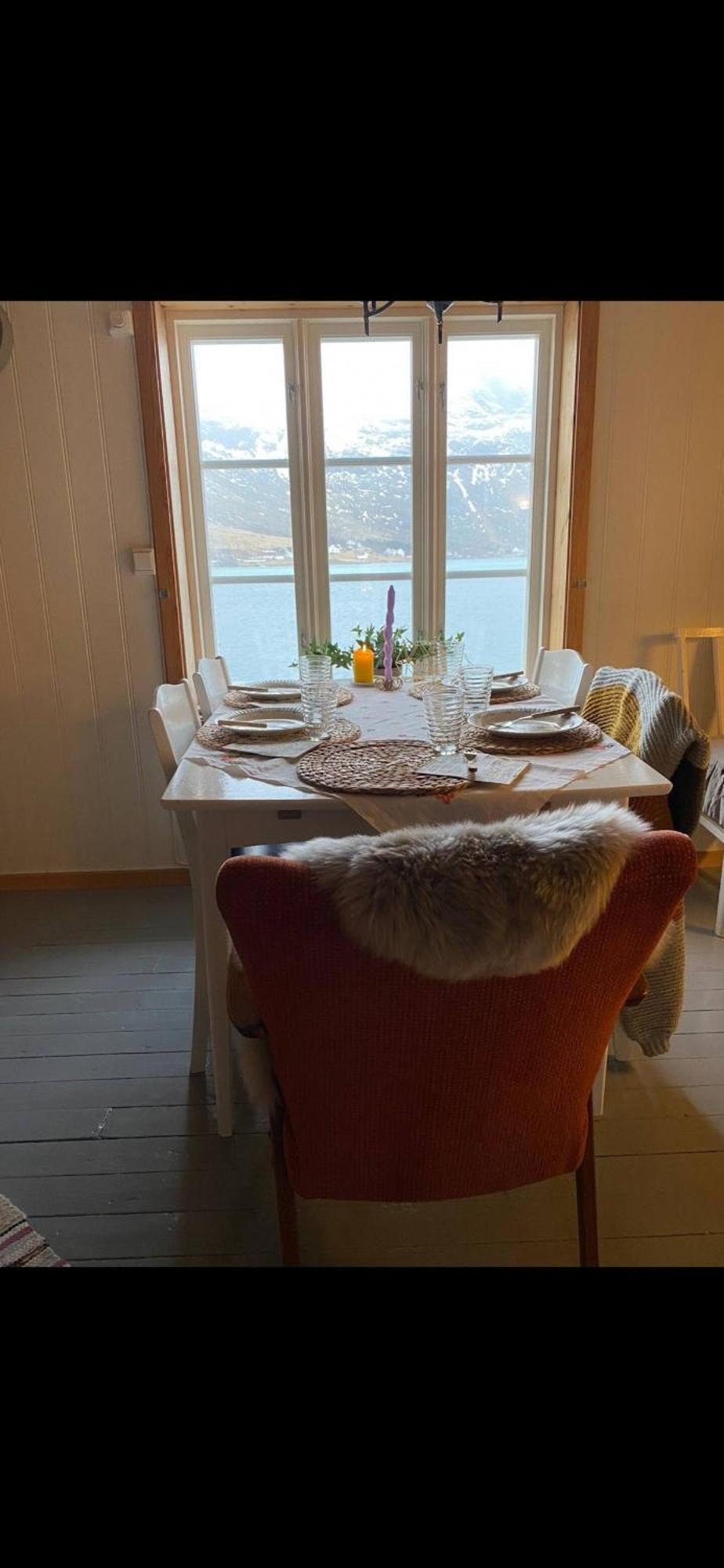 Rorbu Vestersia I Skjelfjord Ramberg Bagian luar foto