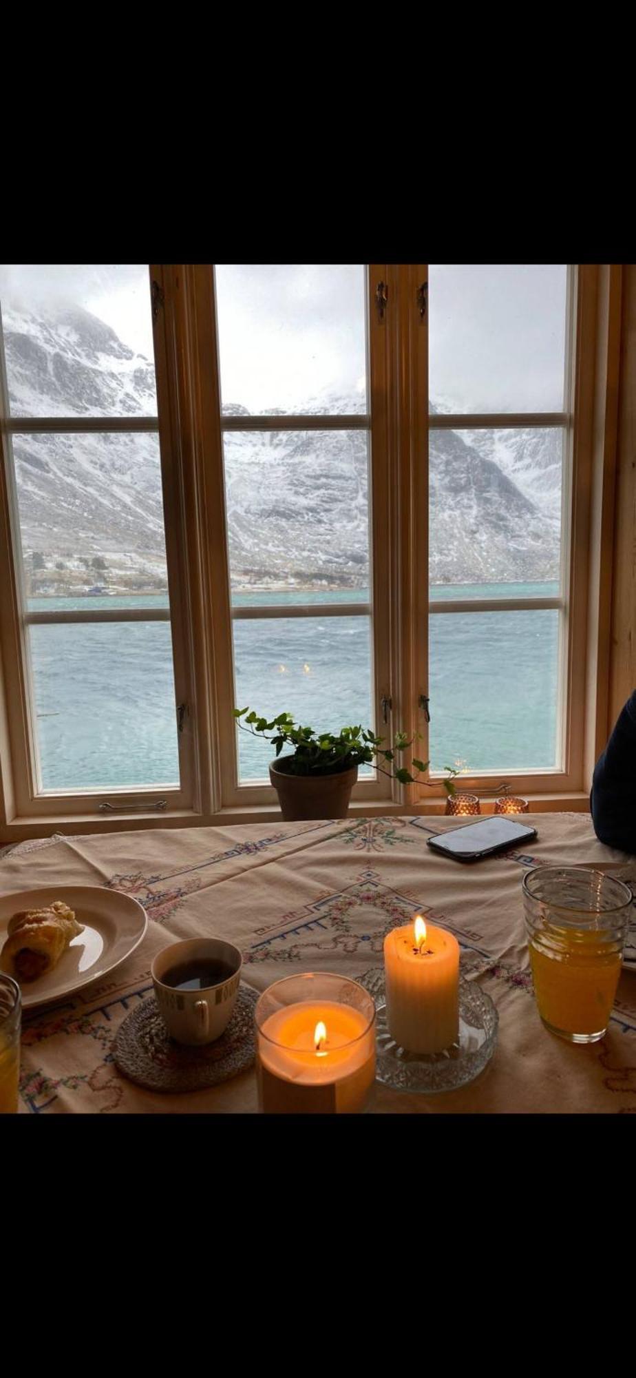 Rorbu Vestersia I Skjelfjord Ramberg Bagian luar foto